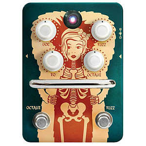 Orange Fur Coat Fuzz/Octave Guitar Effect Pedal
